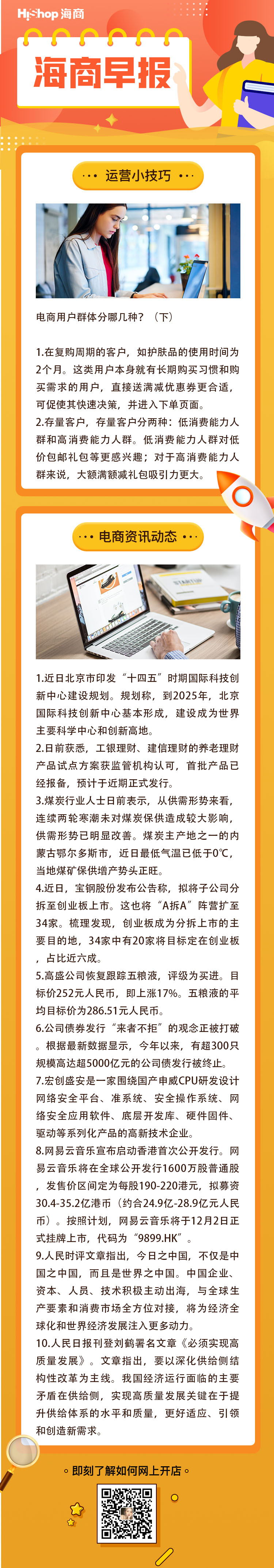HiShop电商早报——2021年11月24日